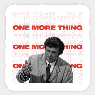 One More Thing Sticker